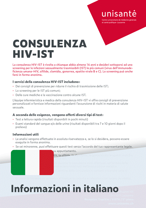 Consulenza HIV-IST - Italiano