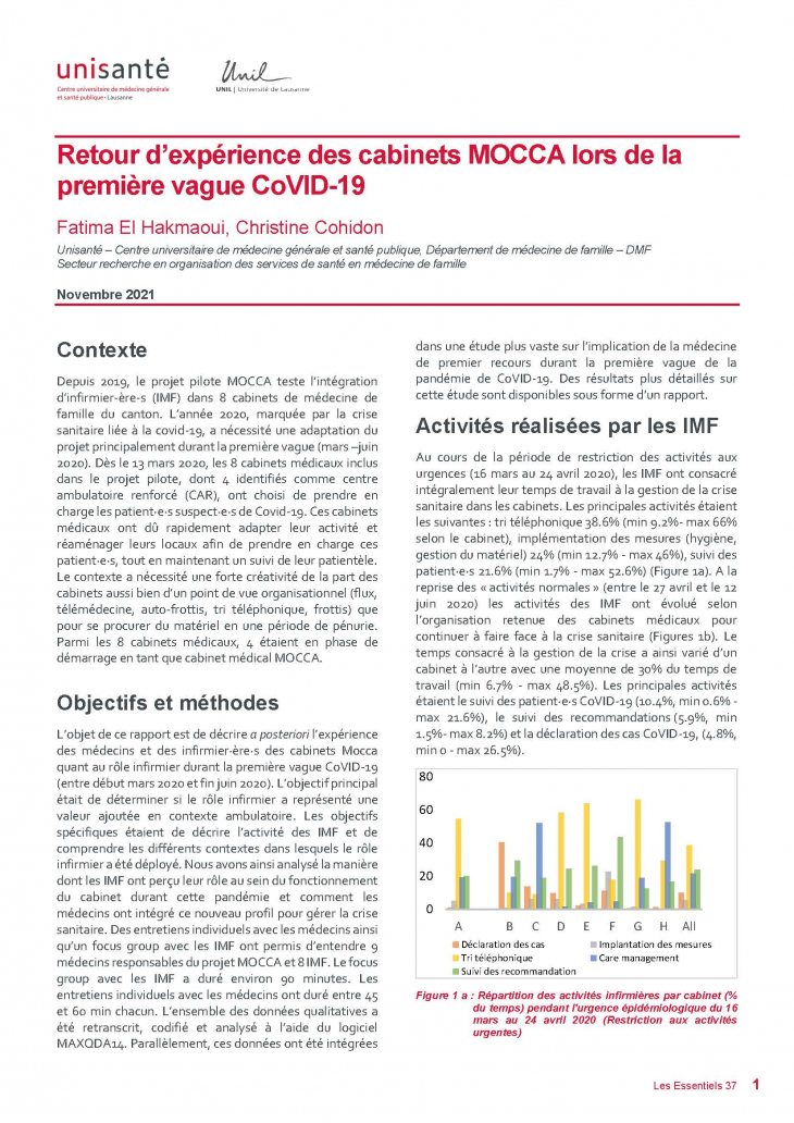 Page de titre du Raison de santé - les essentiel 37