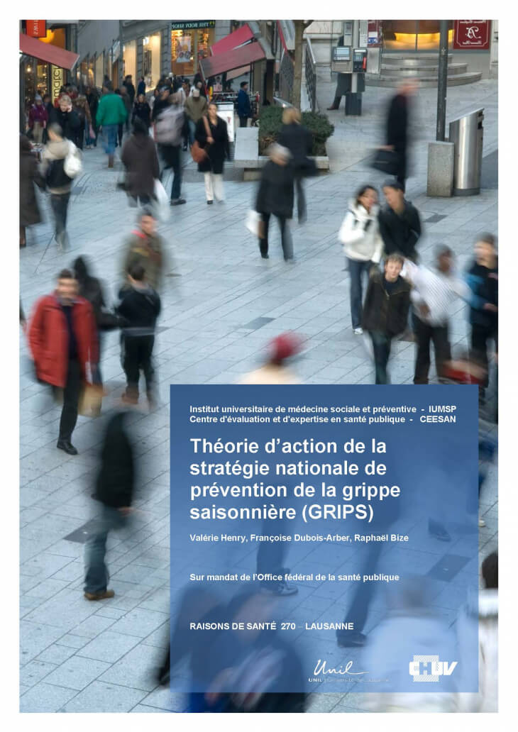 Théorie d’action de la stratégie nationale de prévention de la grippe saisonnière (GRIPS)