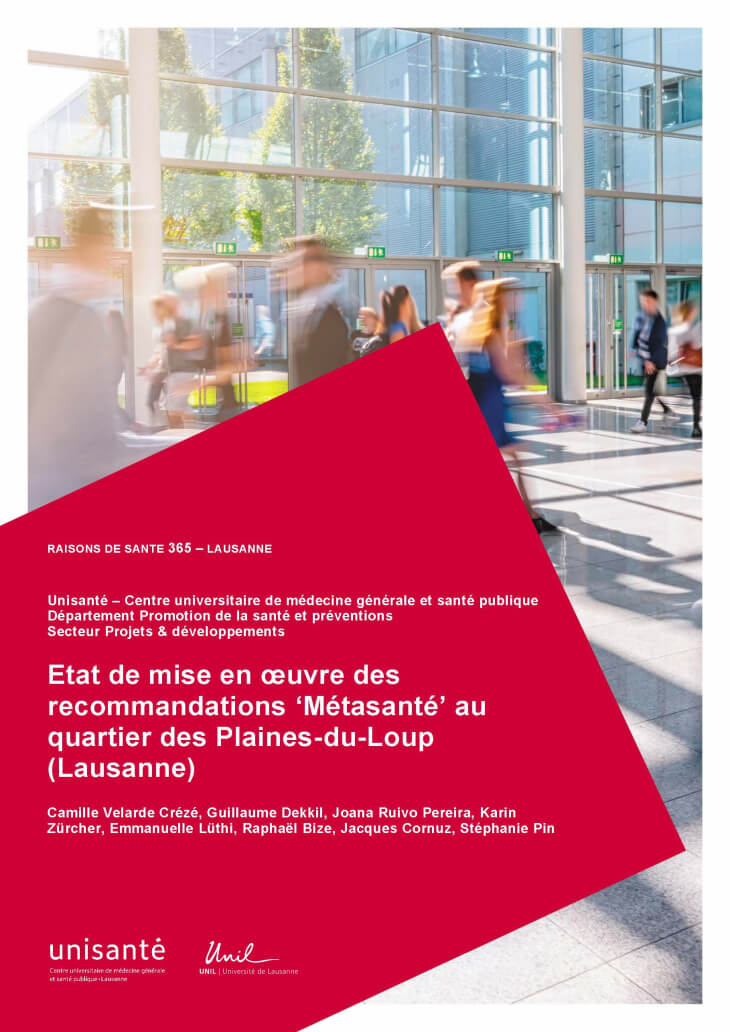 Page de titre du Raison de santé 365