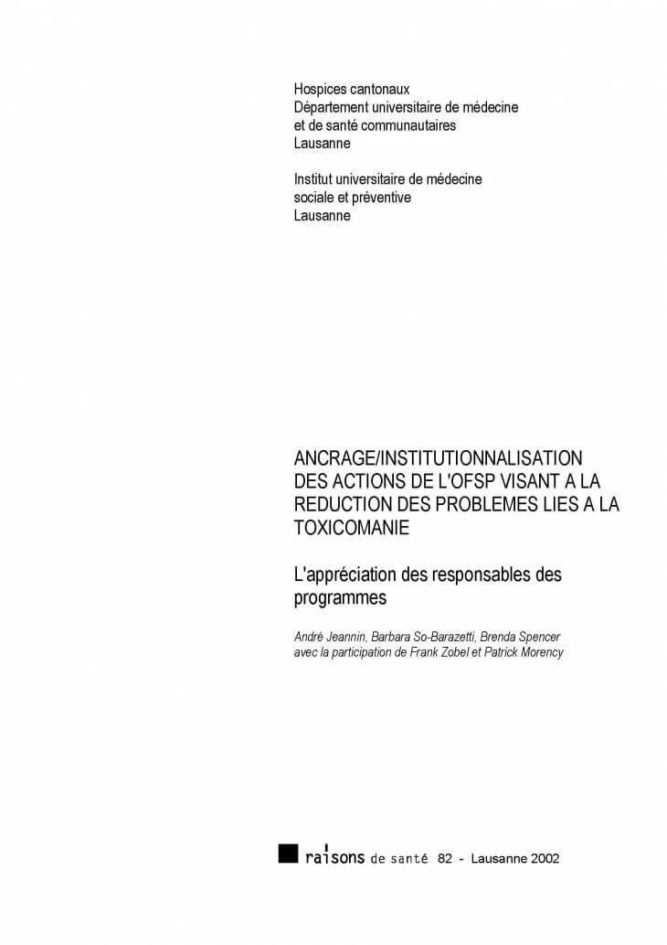 Page de garde RDS 82