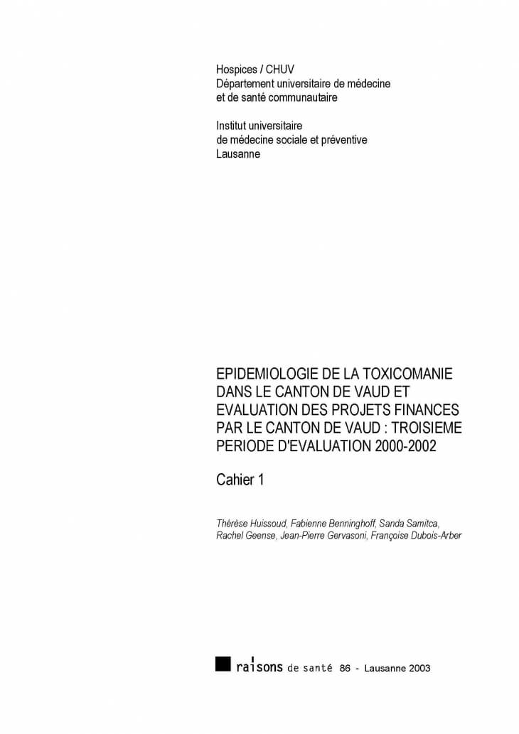 Page de garde RDS 86