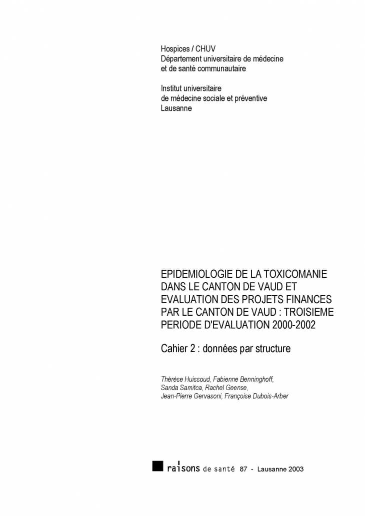 Page de garde RDS 87