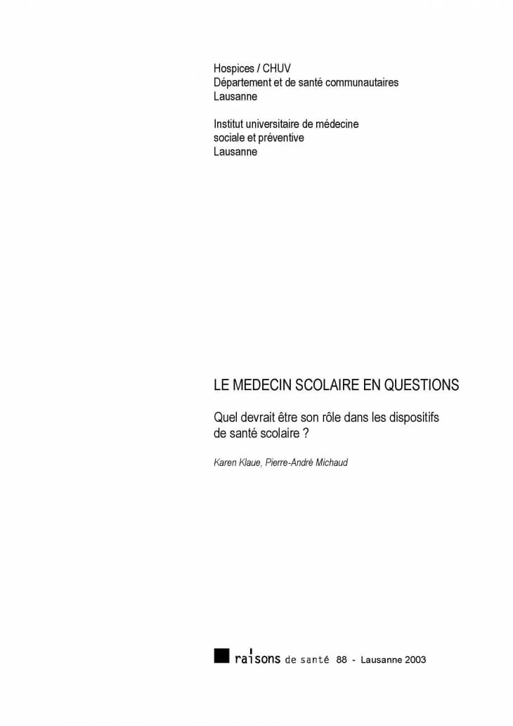 Page de garde RDS 88