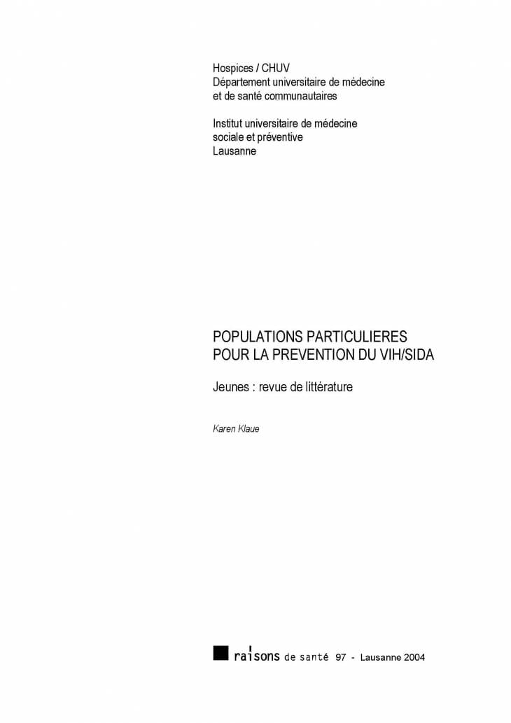 Page de garde RDS 97