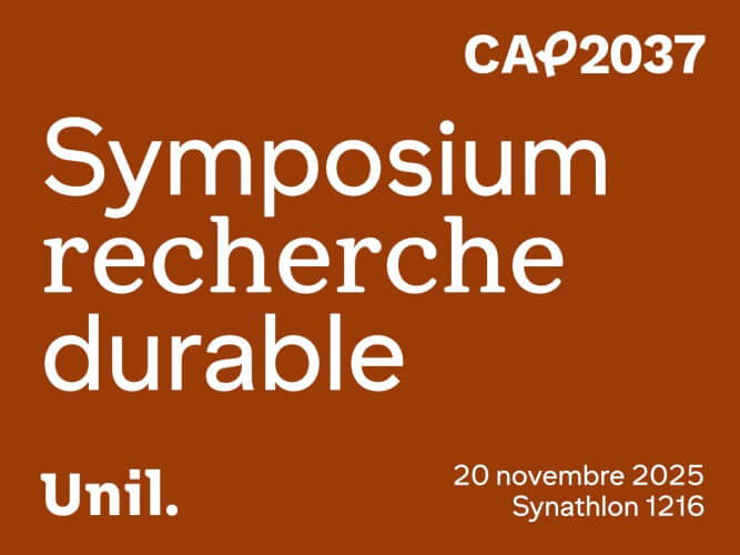 Symposium de la recherche durable UNIL