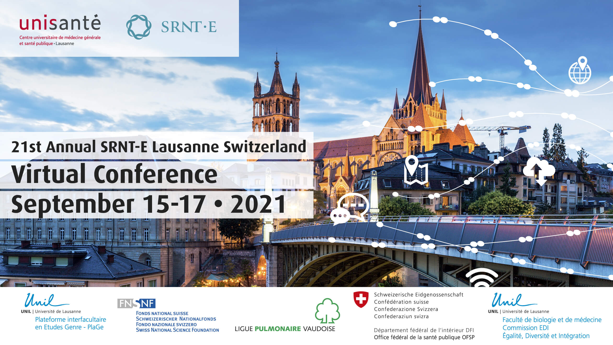 affiche congres srnte 2021 tabac lausanne