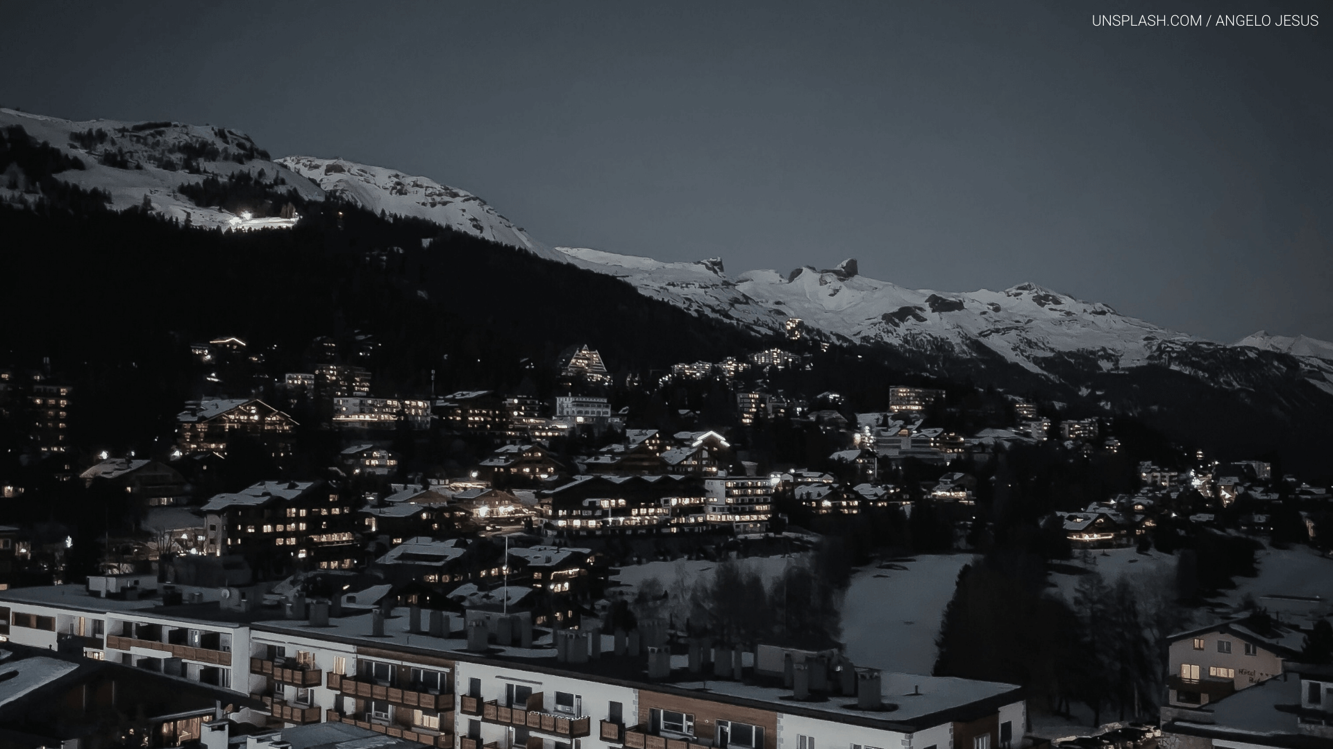 Village de Crans-Montana en Valais