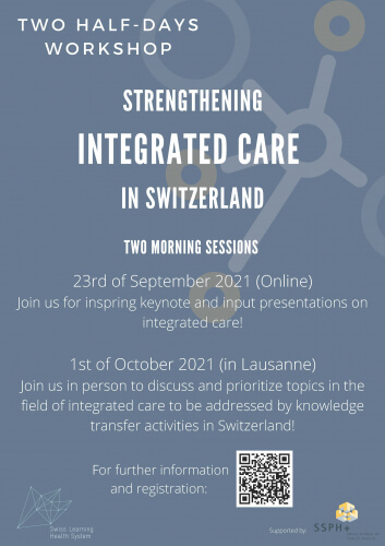Flyer workshop integrated care soin integre 