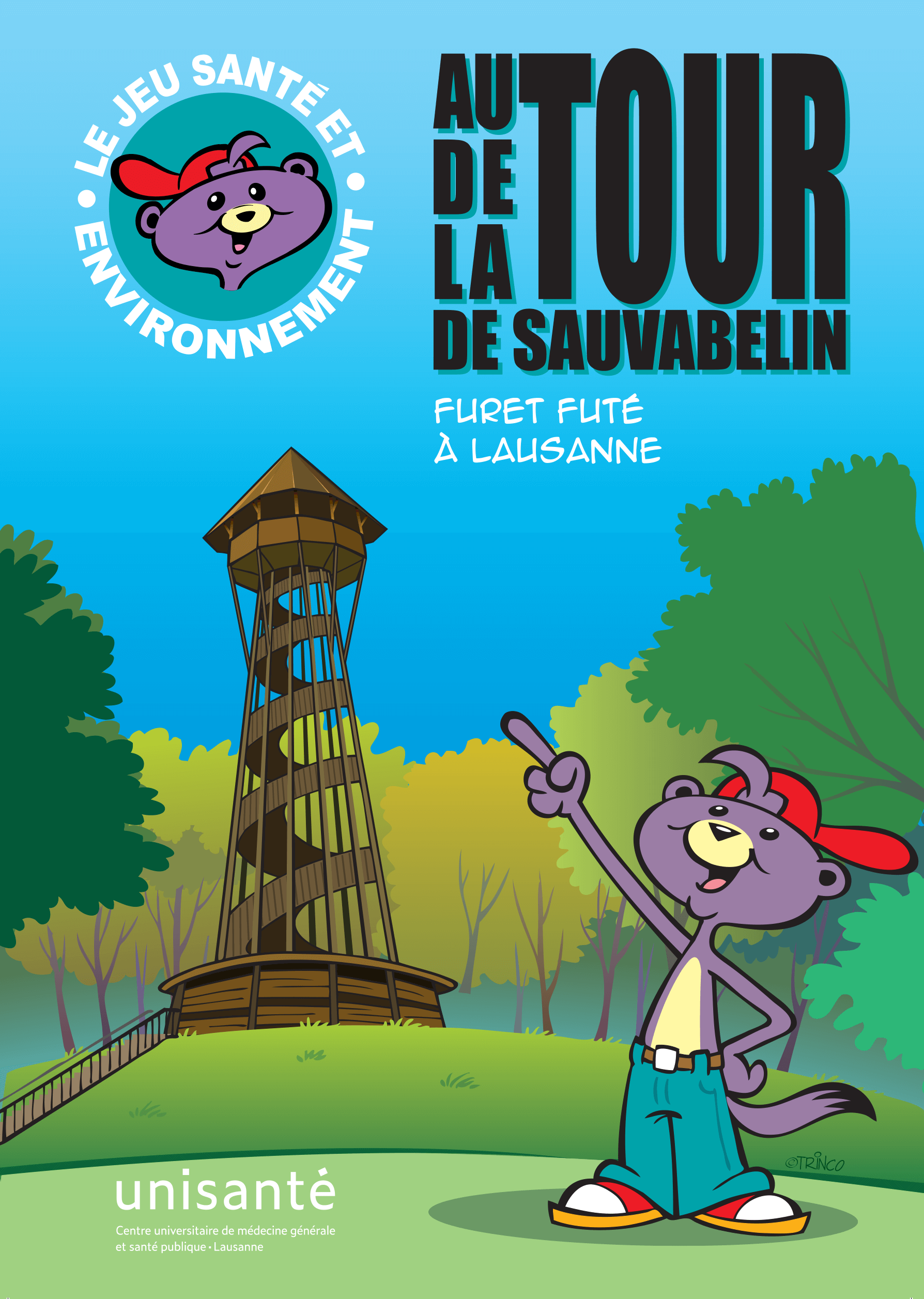 Lausanne: Autour de la tour de Sauvabelin, Furet Futé à Lausanne