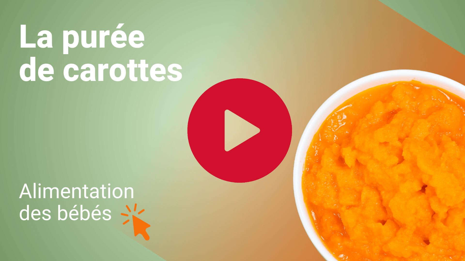 La purée de carottes | Préparer une purée pour les tout petits (RECETTE)