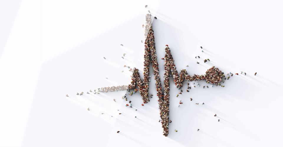 Electrocardiogramme Oscillations foule