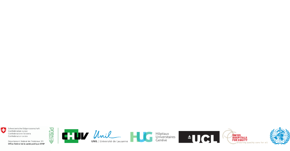 Équité en santé: logos partenaires Unisanté