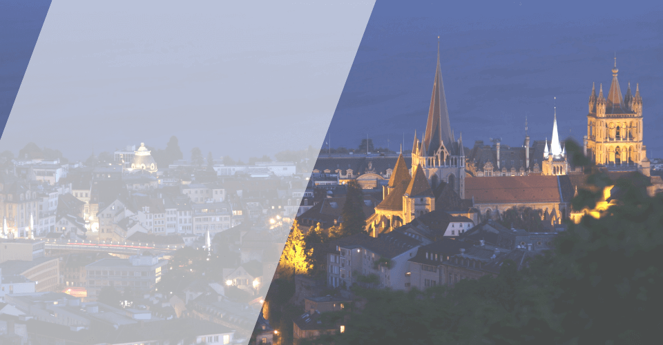 Lausanne de nuit