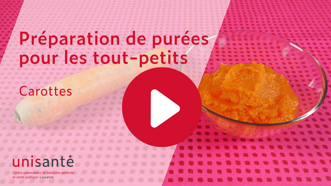 La purée de carottes | Préparer une purée pour les tout petits (RECETTE)